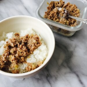 簡単味付けのわが家の肉味噌